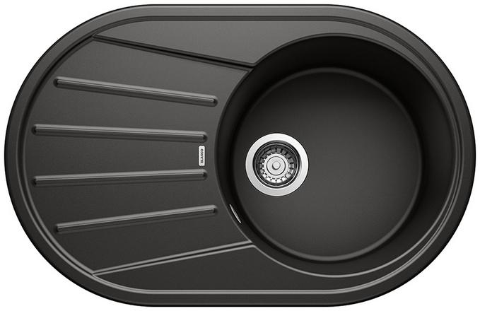 Мийка для кухні Blanco Tamos 45 S 78х50 см SILGRANIT® PuraDur® чорний 526100