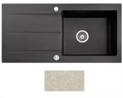 Мойка для кухни Marmorin Bario 1k 10 100х50 см искусственный камень Magranit песочный 120 113 007