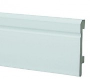 Плинтус Salag Sierra 80 полиуретан белый SI8001