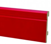 Плинтус Salag Sierra 80 полиуретан красный SI8003