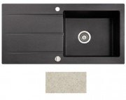 Мийка для кухні Marmorin Bario 1k 10 100х50 см штучний камінь Magranit пісочний 120 113 007