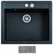 Мийка для кухні Marmorin Bario 1k 59х50 см штучний камінь Magranit сірий 120 103 003