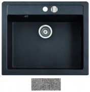 Мойка для кухни Marmorin Bario 1k 59х50 см искусственный камень Magranit серый 120 103 003