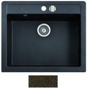 Мойка для кухни Marmorin Bario 1k 59х50 см искусственный камень Magranit коричневый 120 103 004