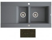 Мойка для кухни Marmorin Voga II 1,5k 10 100х51 см искусственный камень Magranit коричневый 712 513 004