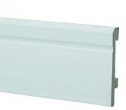 Плінтус Salag Sierra 80 поліуретан білий SI8001