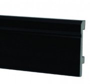 Плинтус Salag Sierra 80 полиуретан черный SI8002