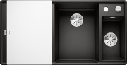 Мийка для кухні Blanco Axia III 6 S-F чаша справа 99х50 см SILGRANIT® PuraDur® чорний 525854