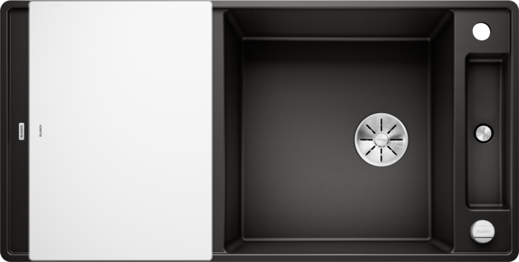 Мойка для кухни Blanco Axia III XL 6 S-F 99х50 см SILGRANIT® PuraDur® черный 525859