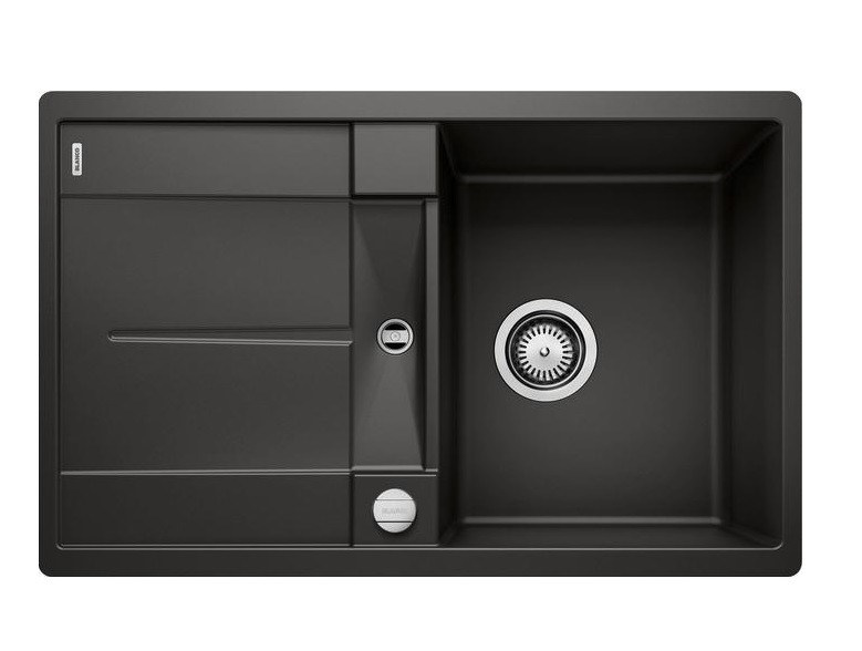 Мийка для кухні Blanco Metra XL 45 S-F 77х49 см SILGRANIT® PuraDur® чорний 525917