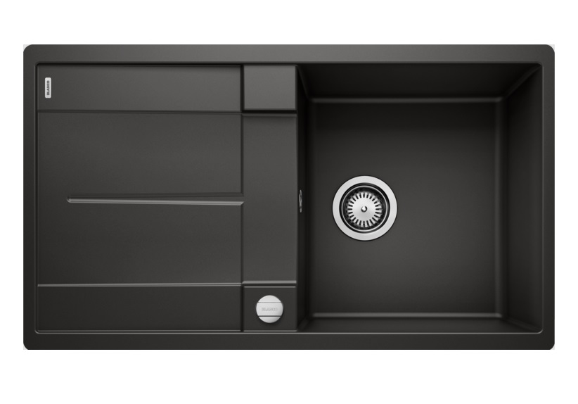 Мийка для кухні Blanco Metra XL 5 S-F 85х49 см SILGRANIT® PuraDur® чорний 525921