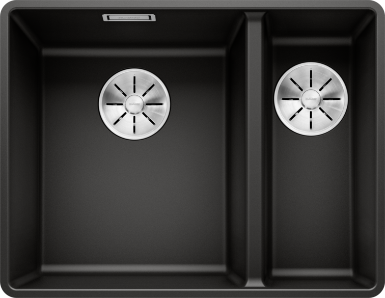 Мойка для кухни Blanco Subline 340/160-F 55,2х42,7 см SILGRANIT® PuraDur® черный 525984