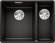 Мойка для кухни Blanco Subline 340/160-F 55,2х42,7 см SILGRANIT® PuraDur® черный 525984