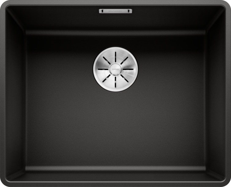 Мийка для кухні Blanco Subline 500-F 52,7х42,7 см SILGRANIT® PuraDur® чорний 525994