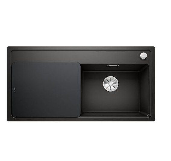 Мийка для кухні Blanco Zenar XL 6 S-F 98,75х49,75 см SILGRANIT® PuraDur® чорний 526066