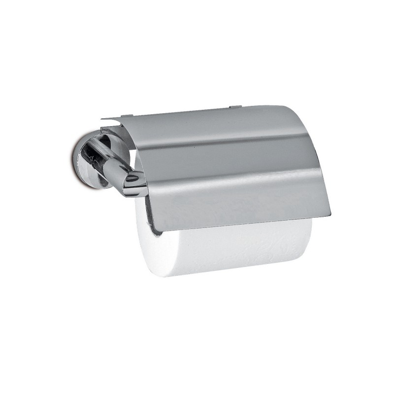 Тримач для туалетного паперу 3SC Europe з кришкою латунь хром EU06CSL