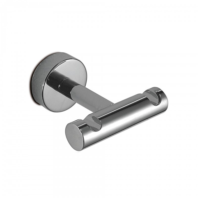 Крючок для ванной 3SC Europe двойной латунь хром EU12SL