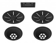 Відвідна арматура Blanco InFino® з переливом чорний матовий 239979