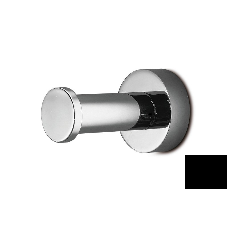 Крючок для ванной 3SC Europe одинарный латунь черный матовый EU15NO