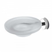 Мыльница для ванной 3SC Europe с держателем хром/матовое стекло EU01FSL