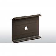 Монтажна кліпса для плінтуса Salag Sierra МДФ чорний 360000