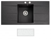 Мойка для кухни Marmorin Bario 1k 20 99,5х50 см искусственный камень Magranit белый 120 123 006