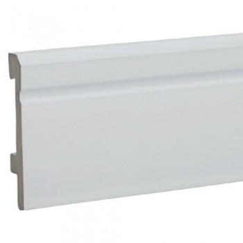 Плинтус Salag Sierra 100 полиуретан белый SI1001