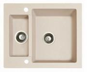 Мийка для кухні Marmorin Bario 1,5k 60х50 см штучний камінь Magranit сафарі 120 503 001