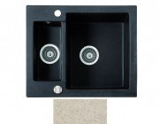 Мойка для кухни Marmorin Bario 1,5k 60х50 см искусственный камень Magranit песочный 120 503 007