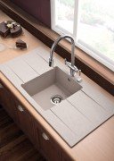 Мойка для кухни Marmorin Bario 1k 20 99,5х50 см искусственный камень Magranit песочный 120 123 007