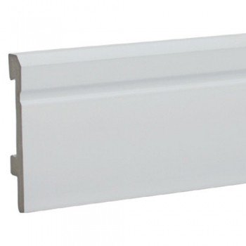 Плінтус Salag Sierra 100 поліуретан білий SI1001