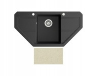 Мойка для кухни Marmorin Bario trapez 96х50 см искусственный камень Magranit сафари 120 743 001