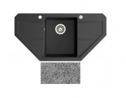 Мойка для кухни Marmorin Bario trapez 96х50 см искусственный камень Magranit серый 120 743 003