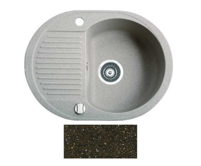 Мийка для кухні Marmorin Duro 1k 0,50 62х47 см штучний камінь Magranit коричневий 130 133 004