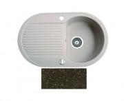 Мойка для кухни Marmorin Duro 1k 10 77х47 см искусственный камень Magranit коричневый 130 113 004