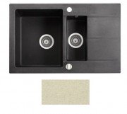 Мойка для кухни Marmorin Bario 1,5k 0,50 80х50 см искусственный камень Magranit сафари 120 533 001