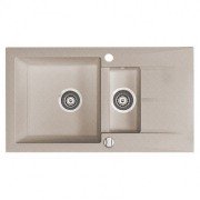 Мойка для кухни Marmorin Bario 1,5k 0,50 80х50 см искусственный камень Magranit песочный 120 533 007