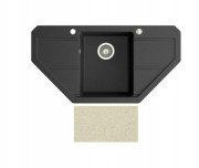 Мийка для кухні Marmorin Bario trapez 96х50 см штучний камінь Magranit сафарі 120 743 001