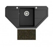 Мойка для кухни Marmorin Bario trapez 96х50 см искусственный камень Magranit коричневый 120 743 004