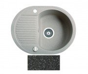 Мийка для кухні Marmorin Duro 1k 0,50 62х47 см штучний камінь Magranit чорний 130 133 002