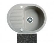 Мийка для кухні Marmorin Duro 1k 0,50 62х47 см штучний камінь Magranit чорний 130 133 002