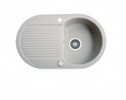 Мойка для кухни Marmorin Duro 1k 10 77х47 см искусственный камень Magranit белый 130 113 006