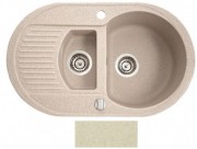 Мийка для кухні Marmorin Duro 1,5k 10 77х47 см штучний камінь Magranit сафарі 130 513 001