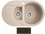 Мойка для кухни Marmorin Duro 1,5k 10 77х47 см искусственный камень Magranit коричневый 130 513 004