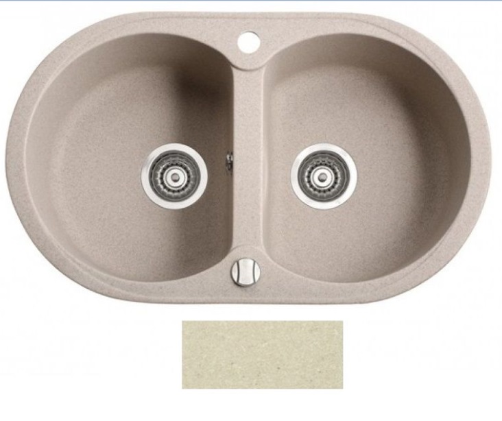 Мойка для кухни Marmorin Duro 2k 77х47 см искусственный камень Magranit сафари 130 203 001