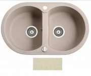 Мойка для кухни Marmorin Duro 2k 77х47 см искусственный камень Magranit сафари 130 203 001