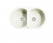 Мойка для кухни Marmorin Duro 2k 77х47 см искусственный камень Magranit белый 130 203 006