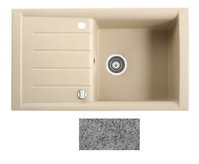 Мийка для кухні Marmorin Profir 1k 10 86х50 см штучний камінь Magranit сірий 160 113 003