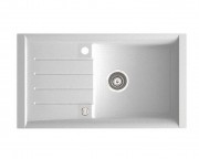 Мойка для кухни Marmorin Profir 1k 10 86х50 см искусственный камень Magranit белый 160 113 006