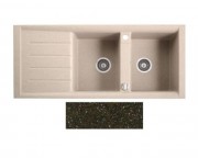 Мойка для кухни Marmorin Profir 2k 10 116х50 см искусственный камень Magranit коричневый 160 213 004